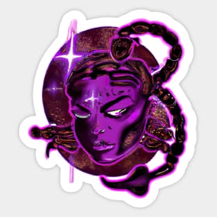 Scorpio Babe Sticker